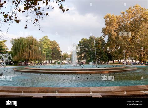 Margaret Island musical Fountain in Budapest, Hungary Stock Photo - Alamy