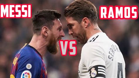 Lionel Messi Vs Sergio Ramos Fight Ever | Messi & Ramos Never Together ...