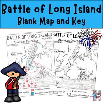 Battle of Long Island Blank Map and Key by History With A Flair | TPT