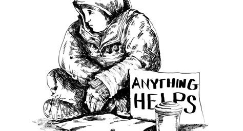 Homeless Person Drawing at PaintingValley.com | Explore collection of ...