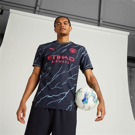 Manchester City 23/24 Third Authentic Jersey Men | blue | PUMA