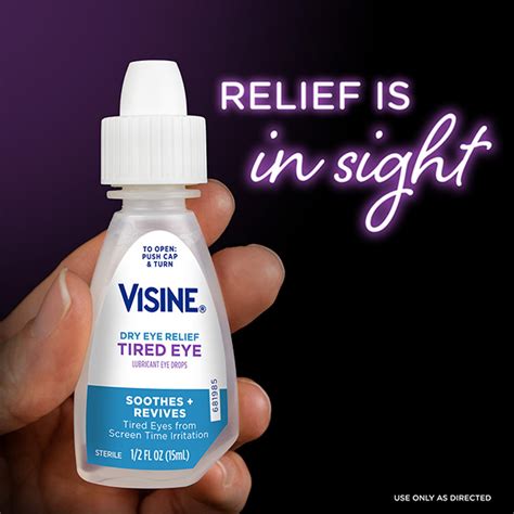 VISINE® Dry Eye & Tired Eye Relief Lubricant Eye Drops | VISINE®