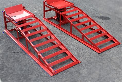 [USD 81.35] car ramps maintenance ramp car ramp car ramp DIY oil change bracket repair car ...