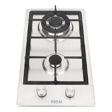 Totai 2 Burner Gas Hob Stainless Steel - Solomons Lifestyle