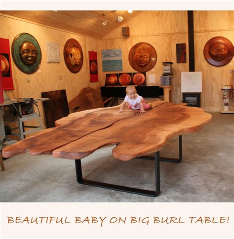 Beautiful Big Burl Table! - Richard Menard