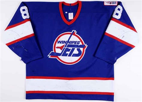 1994-95 Teemu Selanne Winnipeg Jets Game Worn Jersey - Photo Match ...