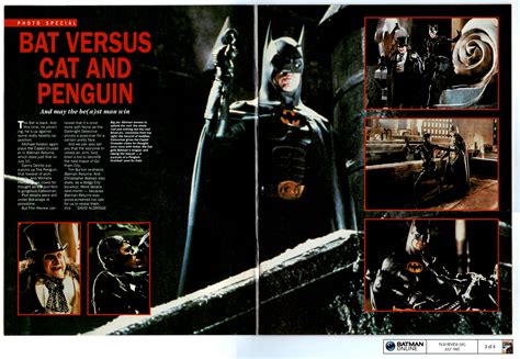 BATMAN ONLINE - Gallery - Film Review (UK) | July 1992 | Batman Returns ...