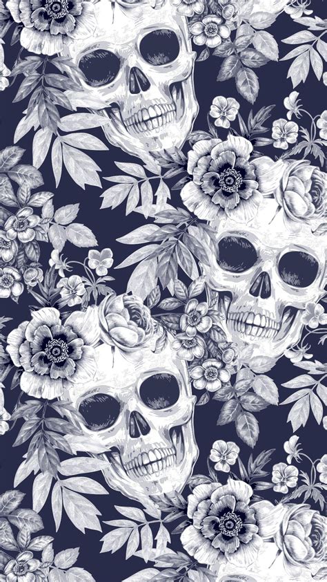 Cool Skull iPhone Wallpapers - Top Free Cool Skull iPhone Backgrounds - WallpaperAccess