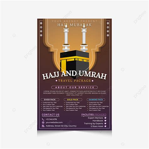 Royal Islamic Hajj And Umrah Poster Template For Hajj Agency Template Download on Pngtree