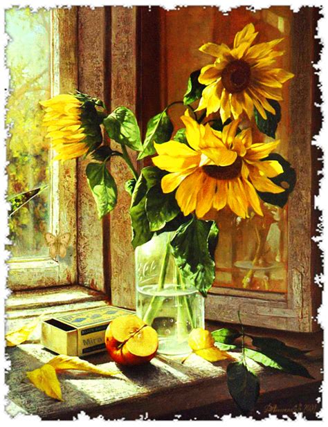 http://v3gfacebook.ladypopular.com/profile.php?id=1526288 | Sunflower art, Flower painting ...