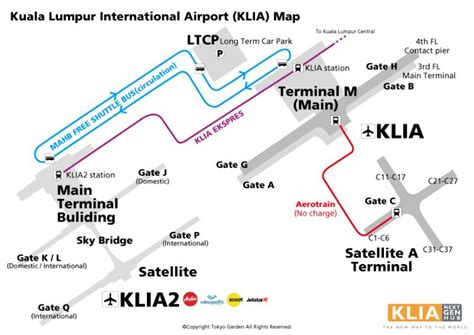 Klia Airport Map