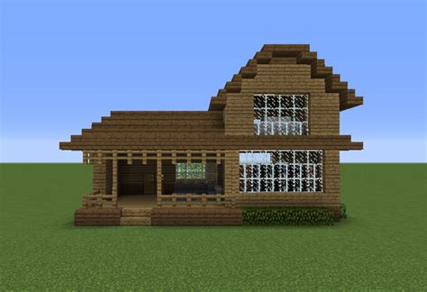 Wooden House 16 - GrabCraft - Your number one source for MineCraft buildings, bluepri ...