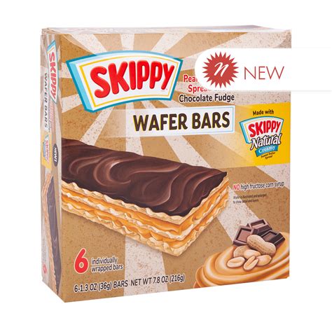 Skippy Chocolate Fudge Peanut Butter Wafer Bars | Nassau Candy