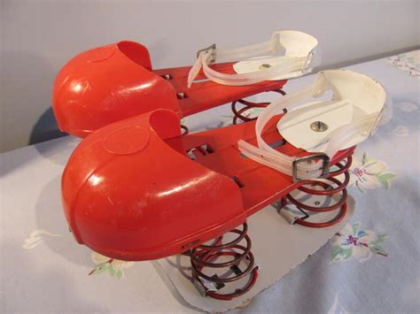 1960s Space Age Toy Rocket Shoes Simulate Walking on the Moon ~ Vintage Everyday