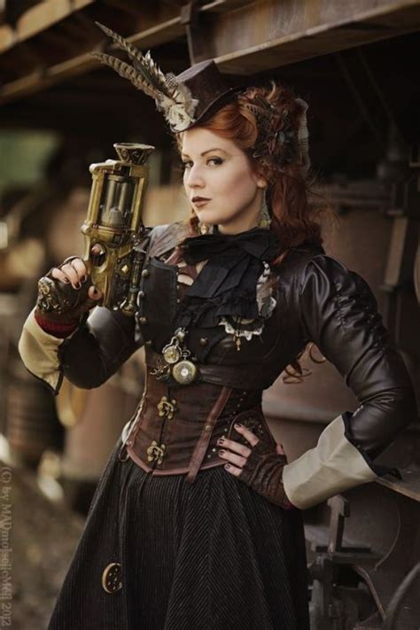 40 gatas em trajes steampunk | Traje steampunk, Moda steampunk, Roupas steampunk