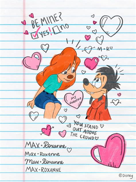 Max and Roxanne Wallpaper – Desktop/iPad | Disney Parks Blog