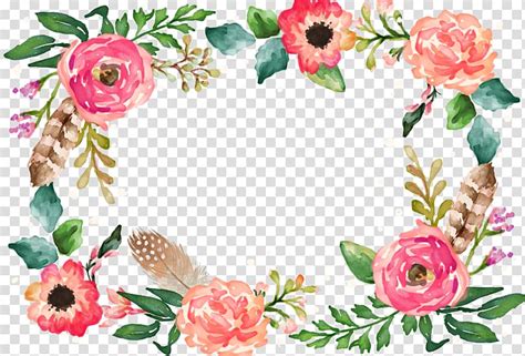 watercolor flowers border png 10 free Cliparts | Download images on Clipground 2024