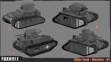 Foxhole Warden Tank Concept art : r/TankPorn