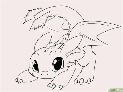 How to Draw Toothless (with Pictures) | Easy dragon drawings, Toothless ...