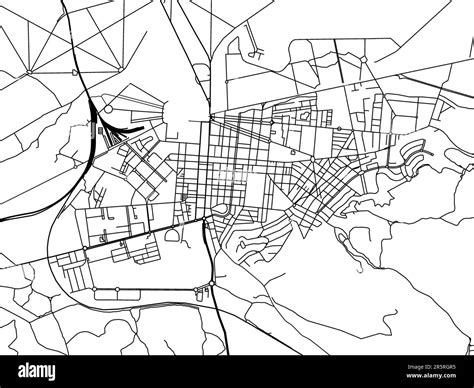 Vector road map of the city of Aranjuez in Spain on a white background Stock Photo - Alamy