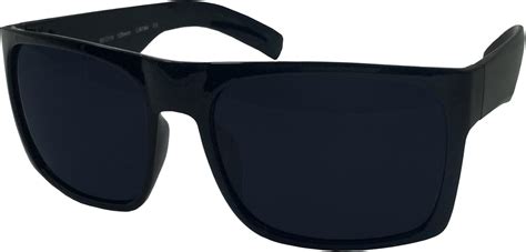 Amazon.com: XL Men's Big Wide Frame Black Sunglasses - Extra Large ...