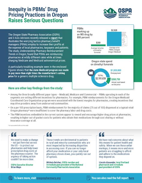 Understanding Pharmacy Reimbursement Trends in Oregon - Oregon State ...