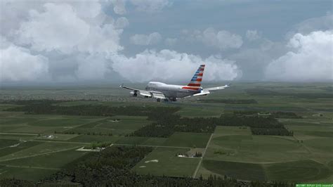 Idaho Falls Regional Airport AA 747-400 landing [FSX] - YouTube