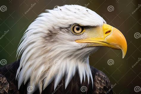 The Sharp, Curved Beak of a Bald Eagle in Profile Stock Image - Image of profile, raptor: 297141907