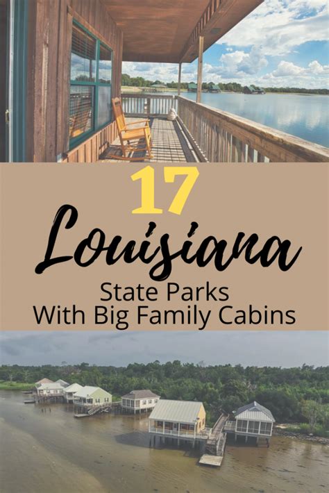 17 Louisiana State Parks with Big Family Cabins | Big family travel ...