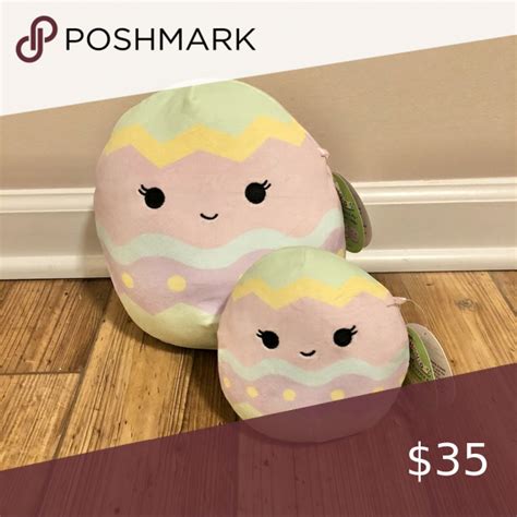 Squishmallow Pastel Edie the Easter Egg Bundle