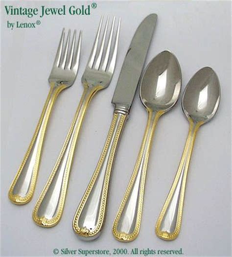 Lenox Vintage Jewel Gold - Stainless Flatware for Less