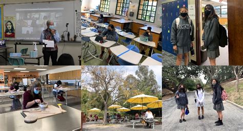 Ramona Convent Students Return to On-Campus Life - Pasadena Schools