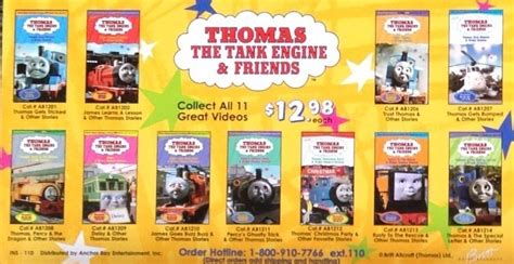 Thomas and Friends 1995 VHS Advertisement by Jack1set2 on DeviantArt