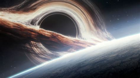 Gargantua black hole Wallpaper 4K, Planet Earth, Cosmos, 5K