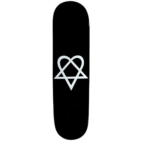 HEARTAGRAM Skateboard DECK cky bam BLACK 8.0in Decks | eBay