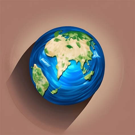 Premium AI Image | Earth with multiple trees and plants globe glass on green moss nature ...