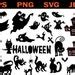 Halloween Silhouette SVG, Halloween SVG, Halloween Clipart, Halloween ...