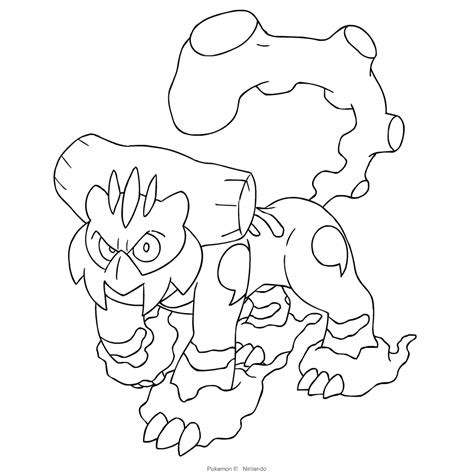 landorus coloring page online pokemon ready for download