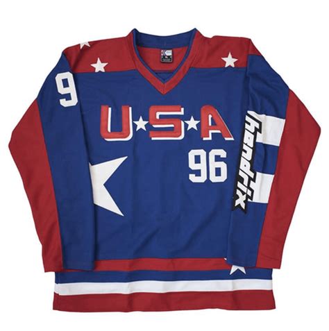 Charlie Conway Team USA D2 Mighty Ducks 2 Hockey Jersey Red Blue ...