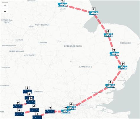 Red Arrows flypast route MAPPED: Where will Red Arrows fly today? | UK | News | Express.co.uk