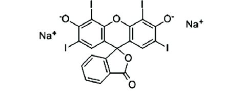 Chemical formula of erythrosine. | Download Scientific Diagram