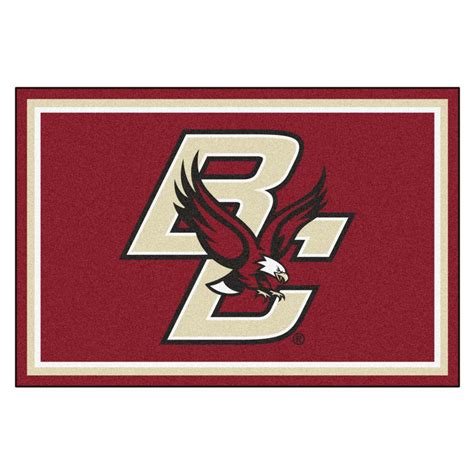 FANMATS NCAA - Boston College Red 8 ft. x 5 ft. Indoor Area Rug 20120 - The Home Depot | Boston ...