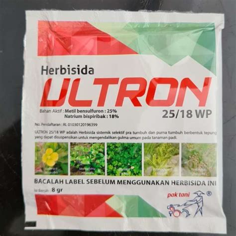 Jual Herbisida ULTRON 8 GRAM Untuk Padi Sawah di Seller MITRA TANI ...