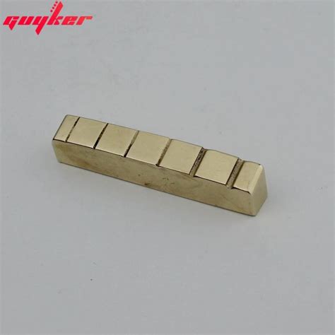 Solid Brass Slotted Guitar Nut 43mm For LP Guitars – Grandado