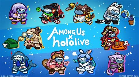 Among Us X Hololive Crossover Cosmetics Now Live – NintendoSoup