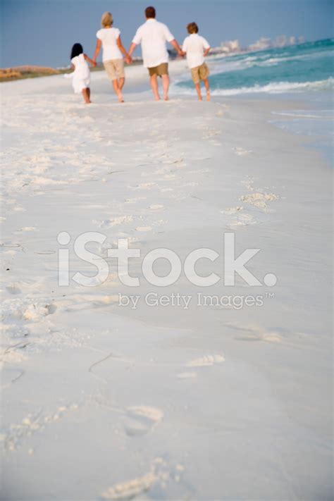 Walking Family On The Beach Stock Photo | Royalty-Free | FreeImages