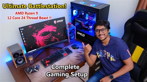 My New Gaming Setup! Ryzen 9 Ultimate Battle Station 😎🔥 - YouTube