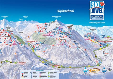 Alpbach Piste Map | J2Ski