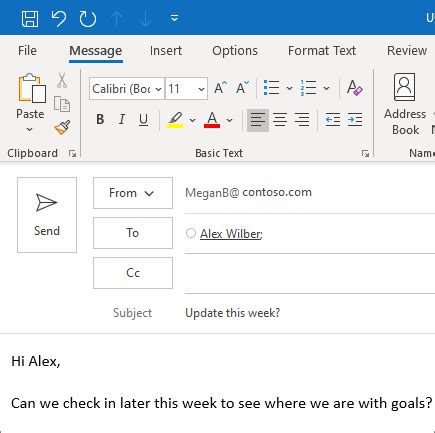 Microsoft Office Tutorials: Create and send email in outlook