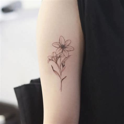 White Jasmine Flower Tattoo